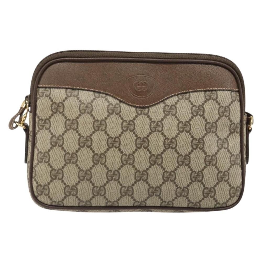Gucci GG Supreme Shoulder Bag Beige